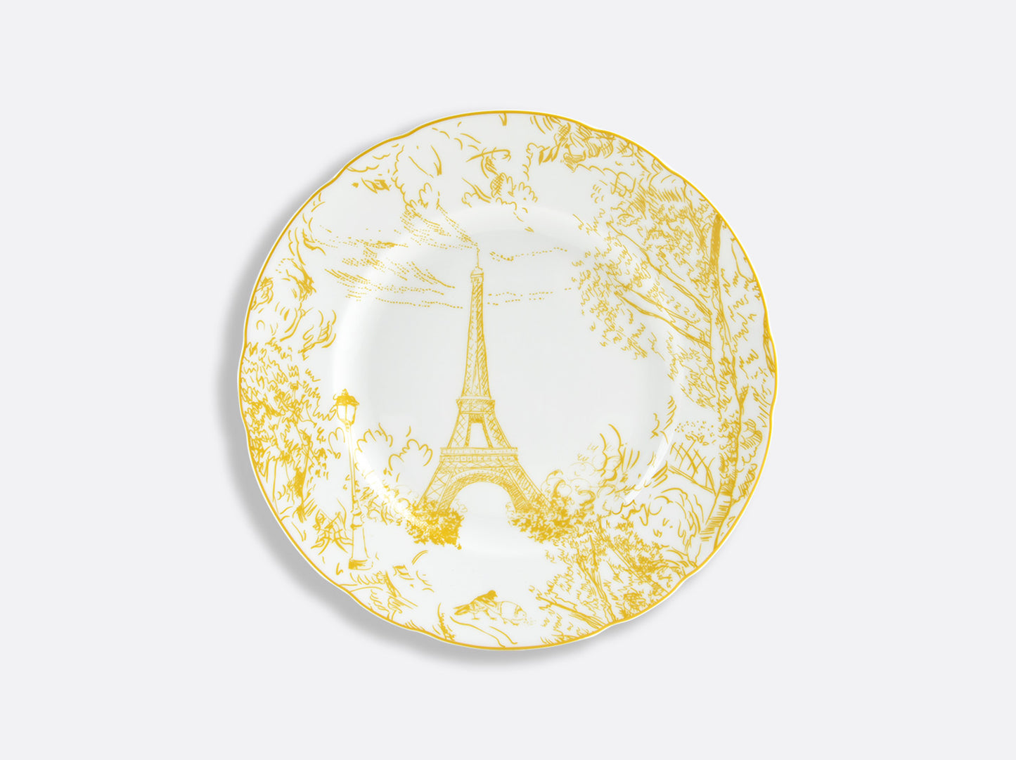 Set de șase farfurii din porțelan Tout Paris