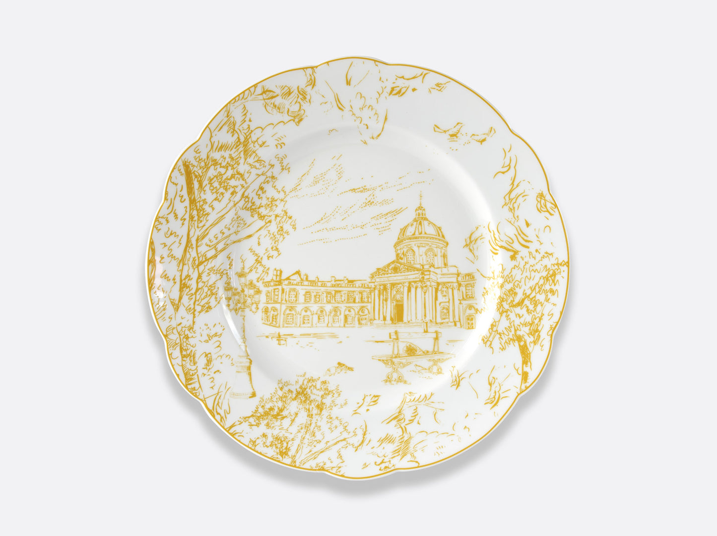 Set de șase farfurii din porțelan Tout Paris