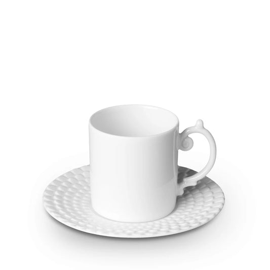 Set cești și farfurii pentru espresso Aegean White