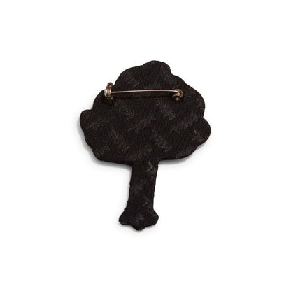 Brosă lucrată manual Copac nocturn