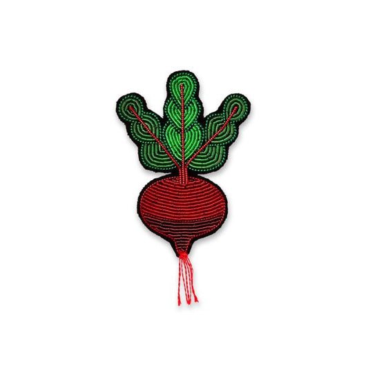 Brosă lucrată manual Sfeclă