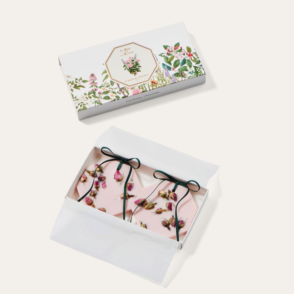 Palete botanice La Rose Aime la Menthe