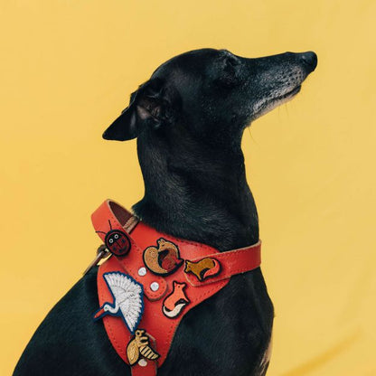 Brosă lucrată manual Buburuză