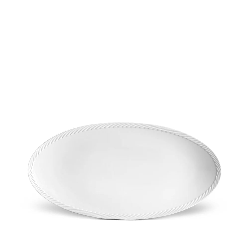Platou oval Aegean White