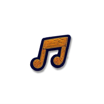 Brosă lucrată manual Notă muzicală