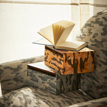 Cutie decorativă Fortuny Camo Isole Tiger