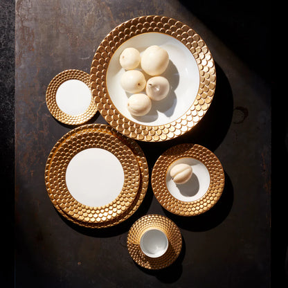 Set cești și farfurii pentru espresso Aegean Gold