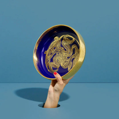 Bol decorativ Ruan Hoffmann Bleumarin