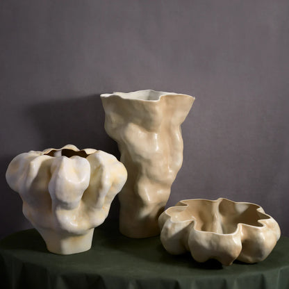 Bol decorativ Timna Crem