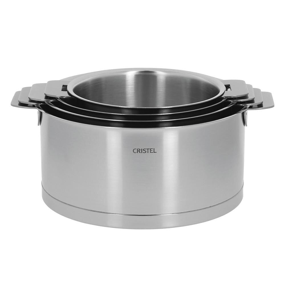 Set de cratițe din inox cu mâner detașabil Strate