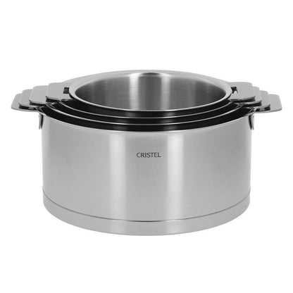 Set de cratițe din inox cu mâner detașabil Strate