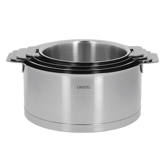 Set de cratițe din inox cu mâner detașabil Strate