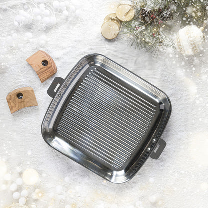 Tigaie grill din inox Casteline