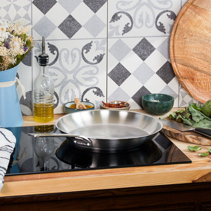 Tigaie din inox cu mâner fix 1826