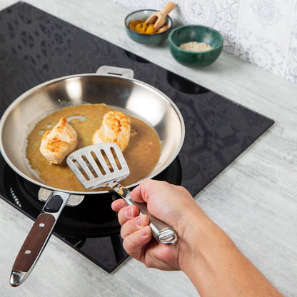 Spatulă cu perforații din inox