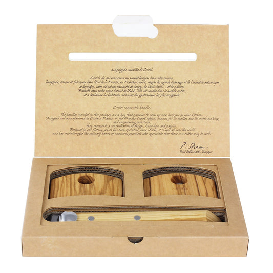 Set de mânere din lemn Casteline